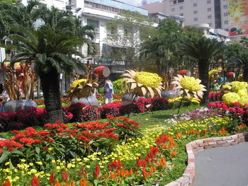 Nguyen Hue flower festival