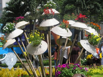 Flower festival in Ho Chi Minh city